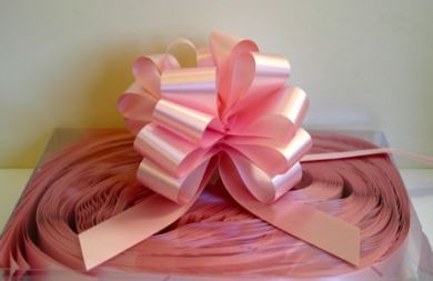 Baby Pink Pull Bow 50mm