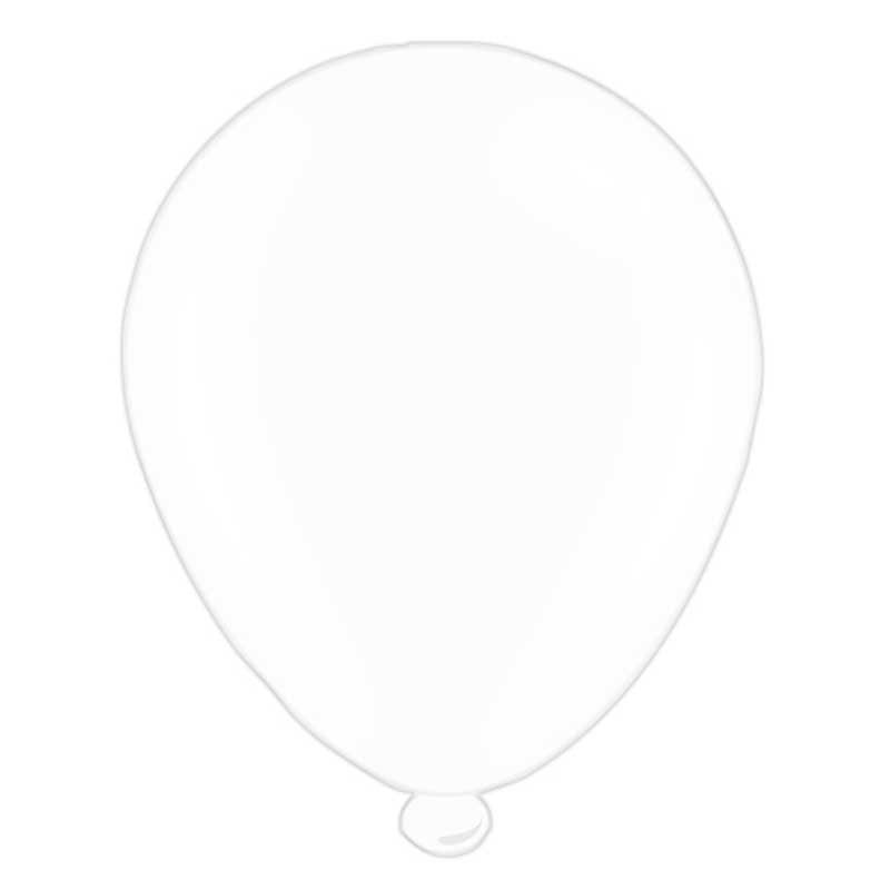 White Latex Party Balloons (10 pack)