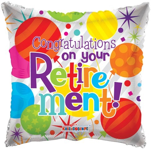 Congratulations on your Retirement Balloon (18 Inch)