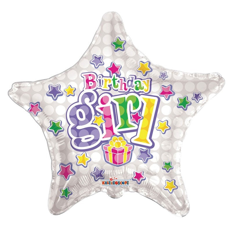 Star Birthday Girl Balloon