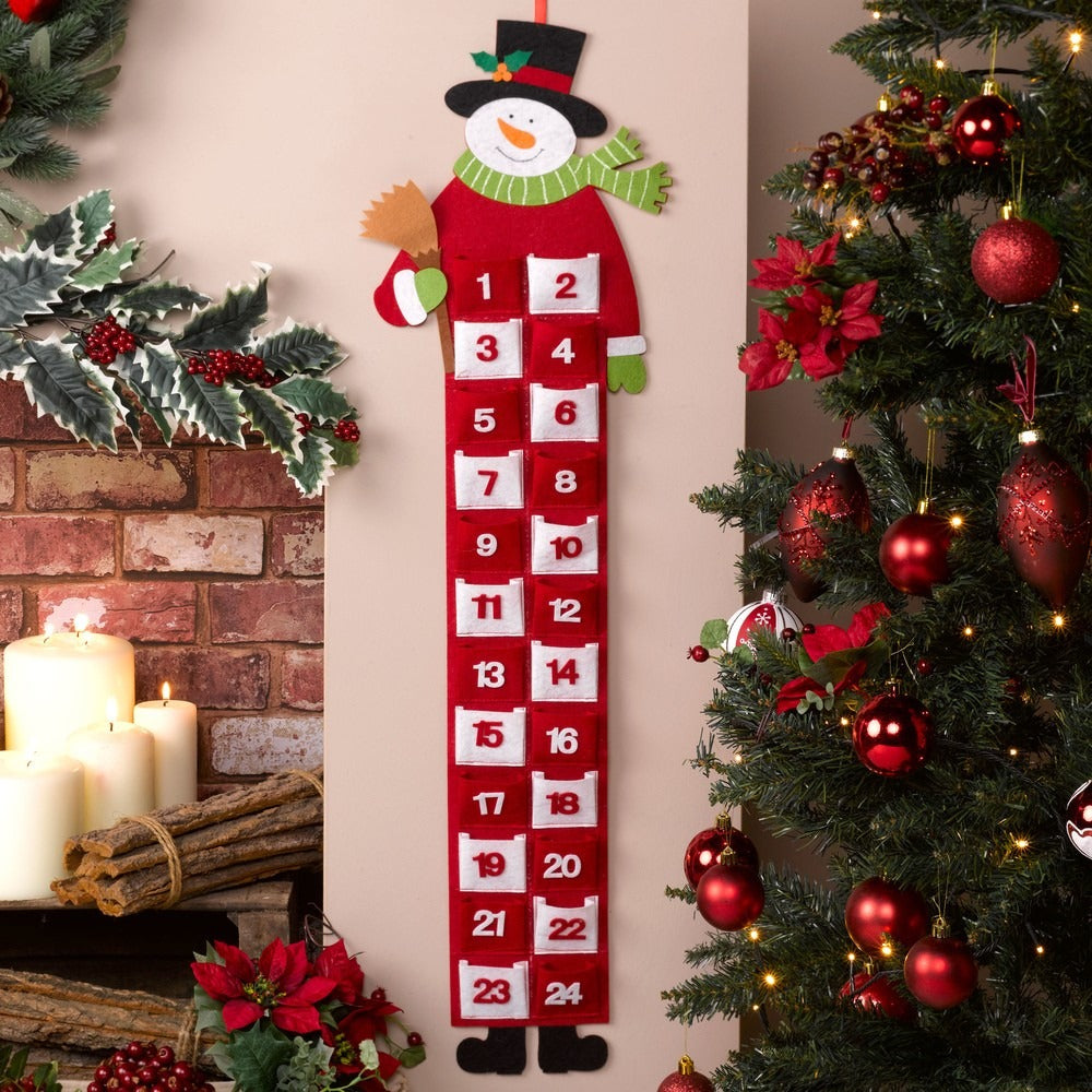 Snowman Felt Advent Calendar