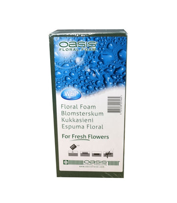 Oasis Shrink Wrapped Wet Foam Brick (1 pk)