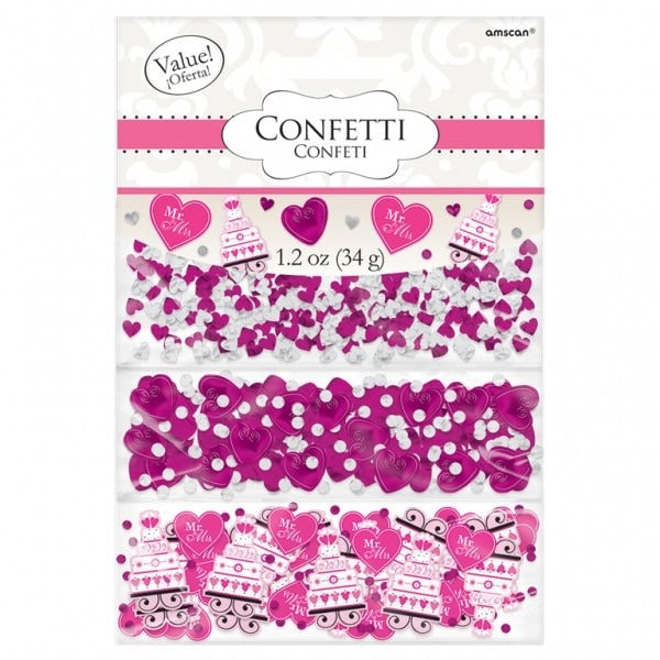 Hearts and Cakes Confetti (3pk)