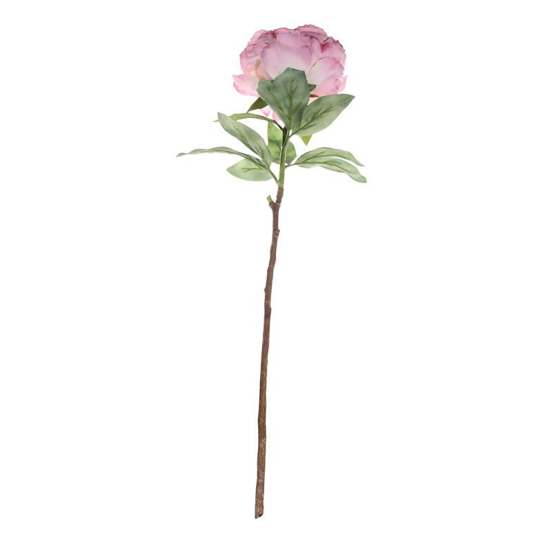 71cm Single Peony Pink