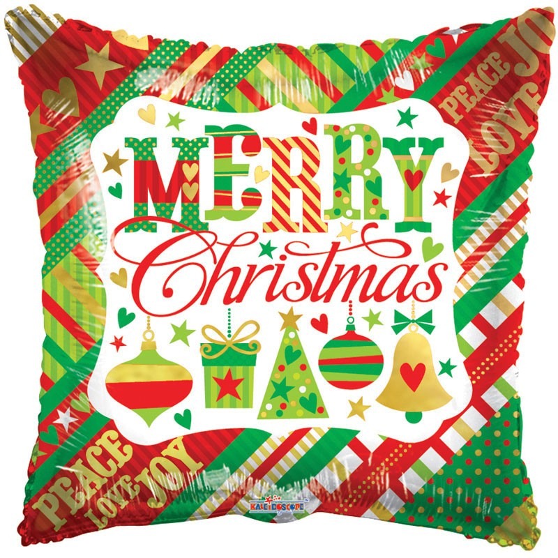 Merry Christmas Pillow Balloon