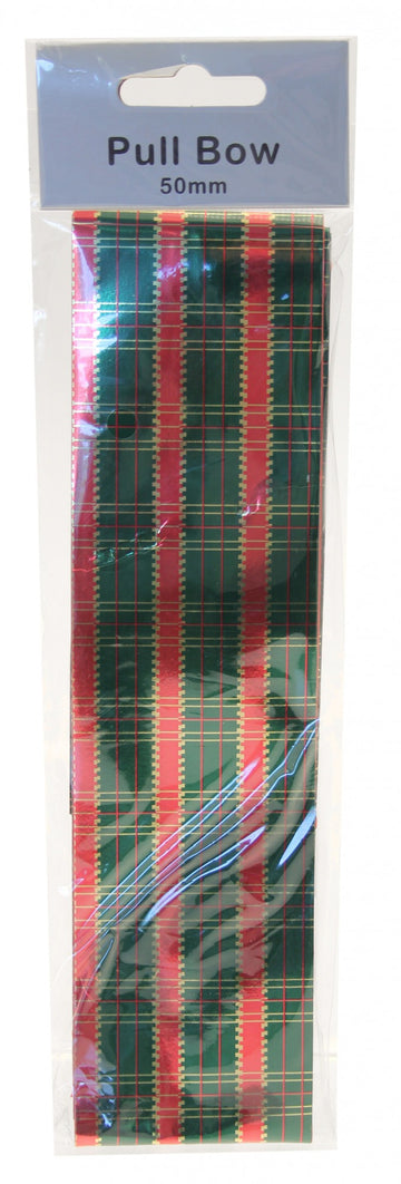 Tartan Pull Bow 50mm