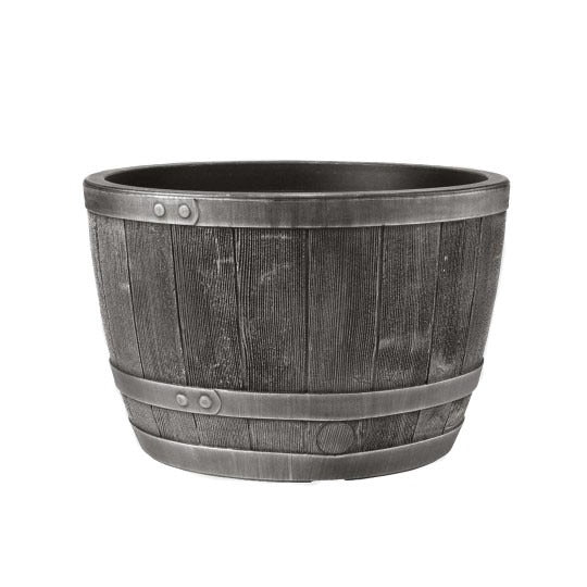 Stewart 61cm Blenheim Half Barrel - Pewter