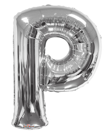 34 inch  Letter Balloon - P - Silver