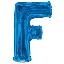 34 inch  Letter Balloon -  F - Blue