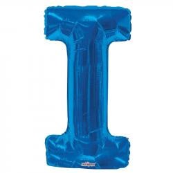 34 inch  Letter Balloon -  I - Blue