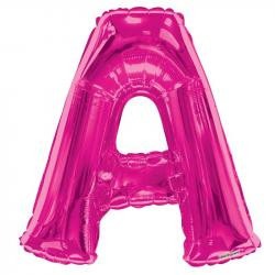 34 inch  Letter Balloon -  A - Pink