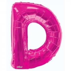 34 inch  Letter Balloon -  D - Pink