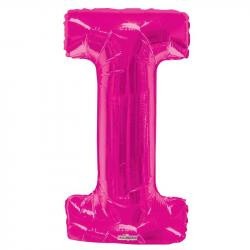 34 inch  Letter Balloon -  I - Pink