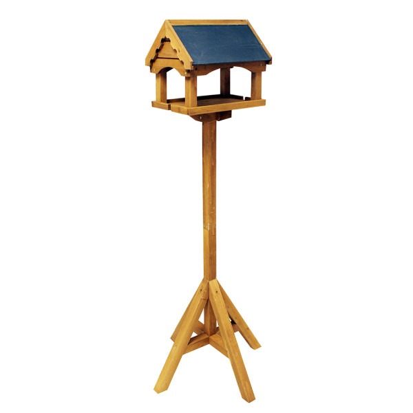 Nature\'s Market Slate Roof House Bird Table