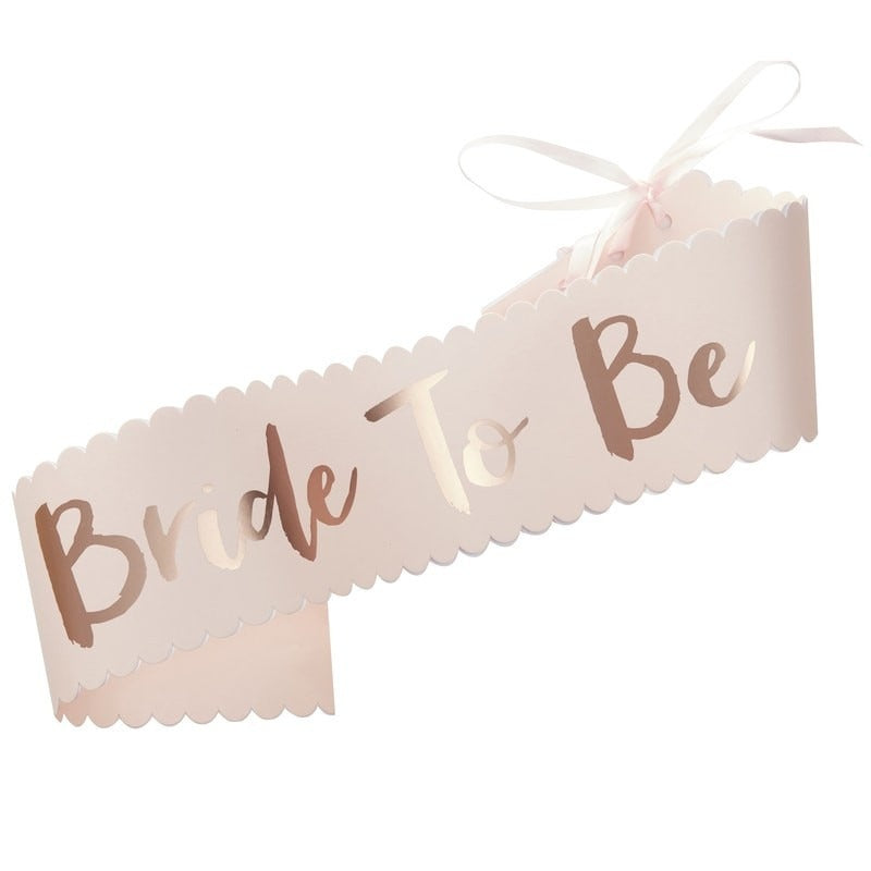 Team Bride - Bride To Be Sash