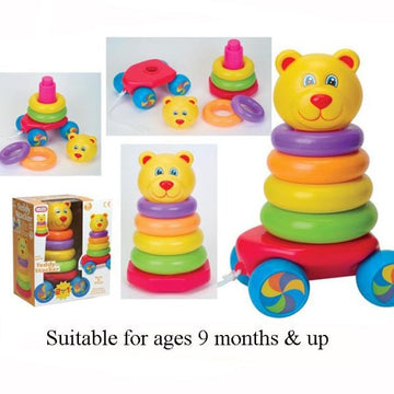 Pull Along Stacking Teddy