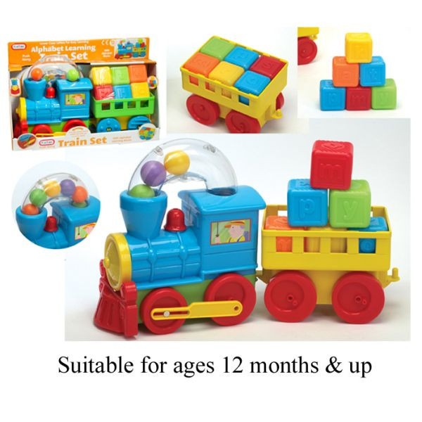 Train Set  with trailer & Blocks