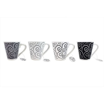 Swirl Design Mugs