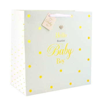 Baby Boy Dots Gift Bag (Large)