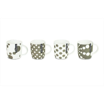 Mug 12oz New Bone China Polka Design