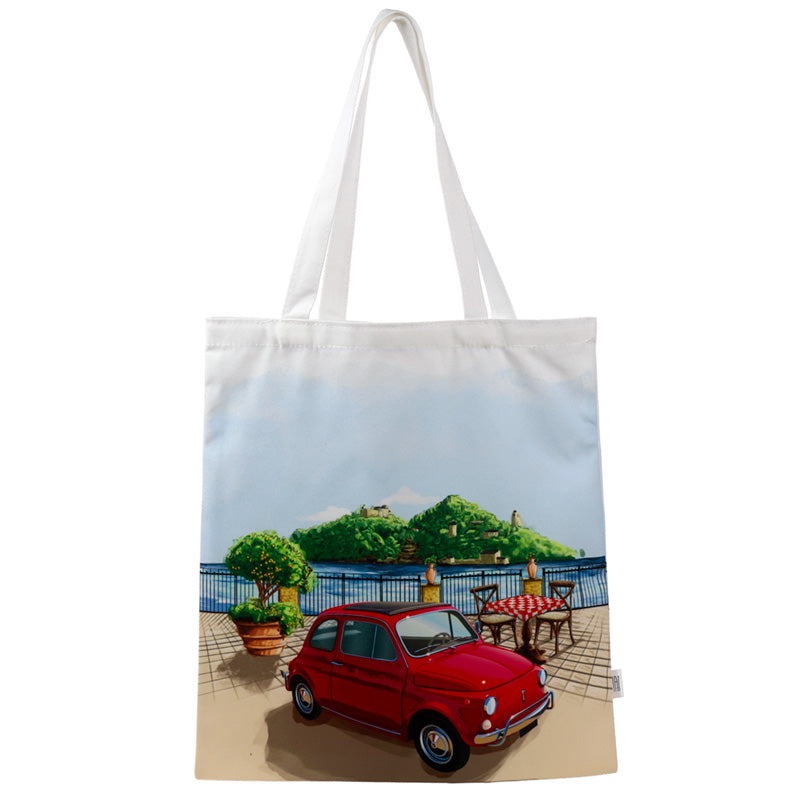 Tote Shopping Bag - Fiat 500 Riviera