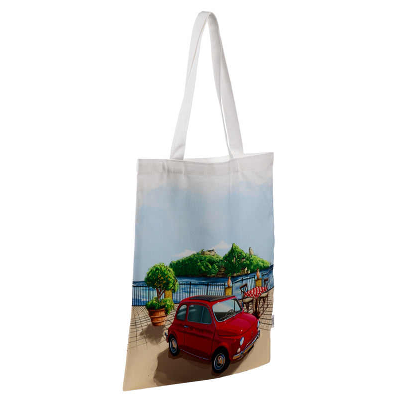 Tote Shopping Bag - Fiat 500 Riviera