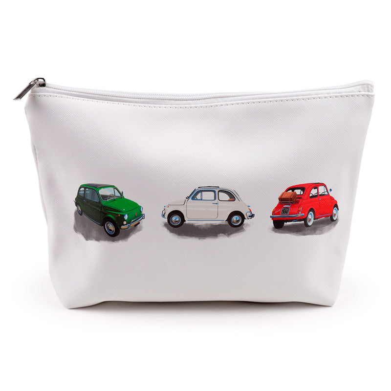 Large PVC Toiletry Makeup Wash Bag - Fiat 500