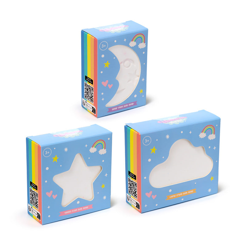 Floating Bath Bomb in Gift Box - Unicorn Magic Rainbow