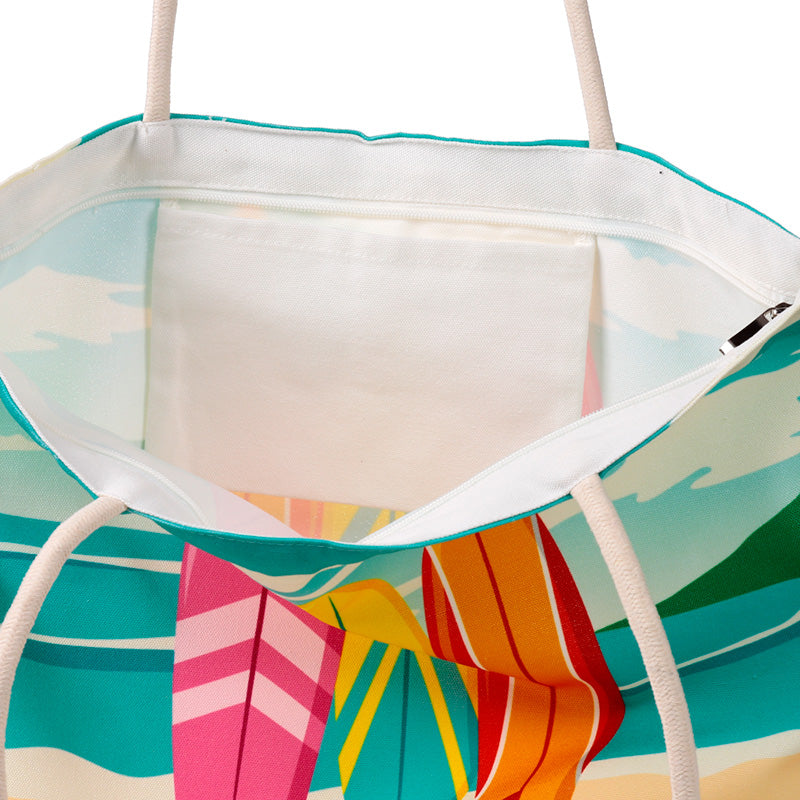 Canvas Beach Bag - Beach Life Surf