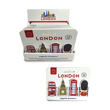 Magnetic Shaped Bookmark Set - London Souvenir