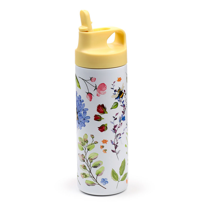 Reusable Insulated Flip Top Drinks Bottle 500ml - Nectar Meadows