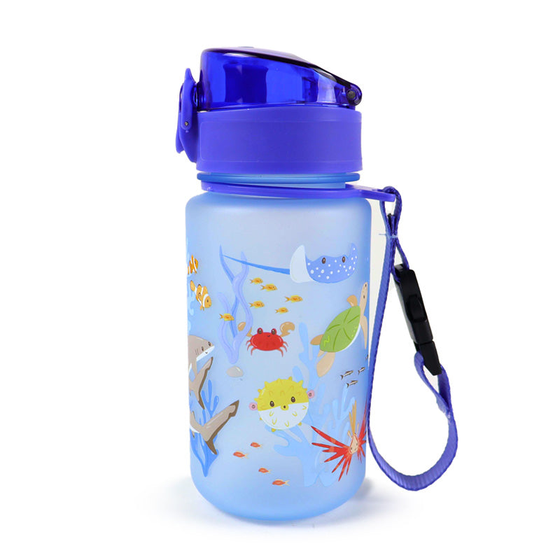 350ml Shatterproof Pop Top Children's Water Bottle - Mariniverse