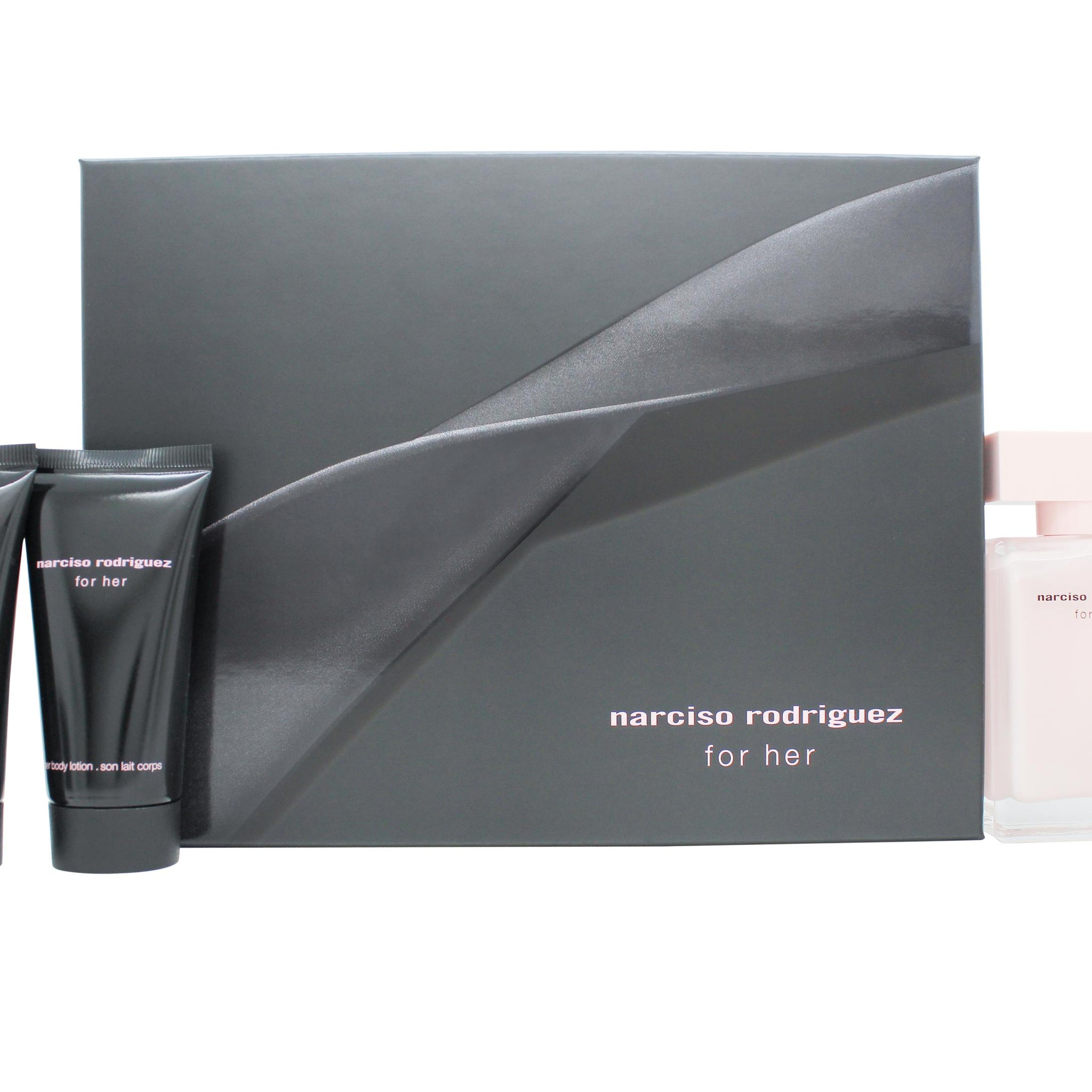 Narciso Rodriguez for Her Gift Set 50ml EDT + 50ml Body Lotion + 50ml Shower Gel