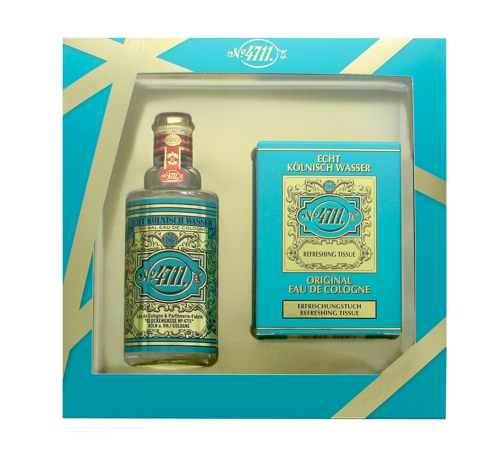 Mäurer & Wirtz 4711 Gift Set 50ml EDC + 10 x EDC Refreshing Tissue