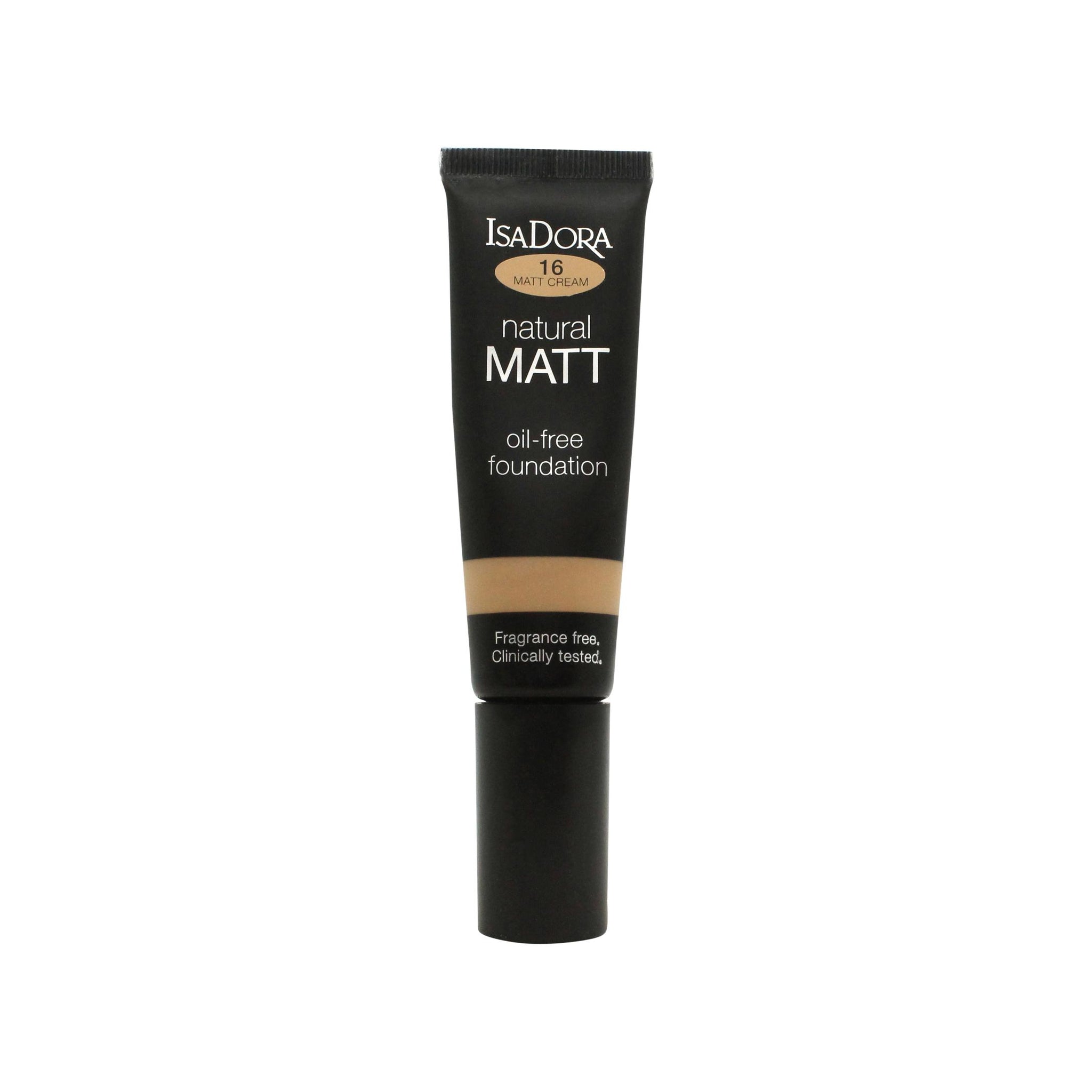 IsaDora Natural Matt Oil-Free Foundation 35ml - 16 Cream