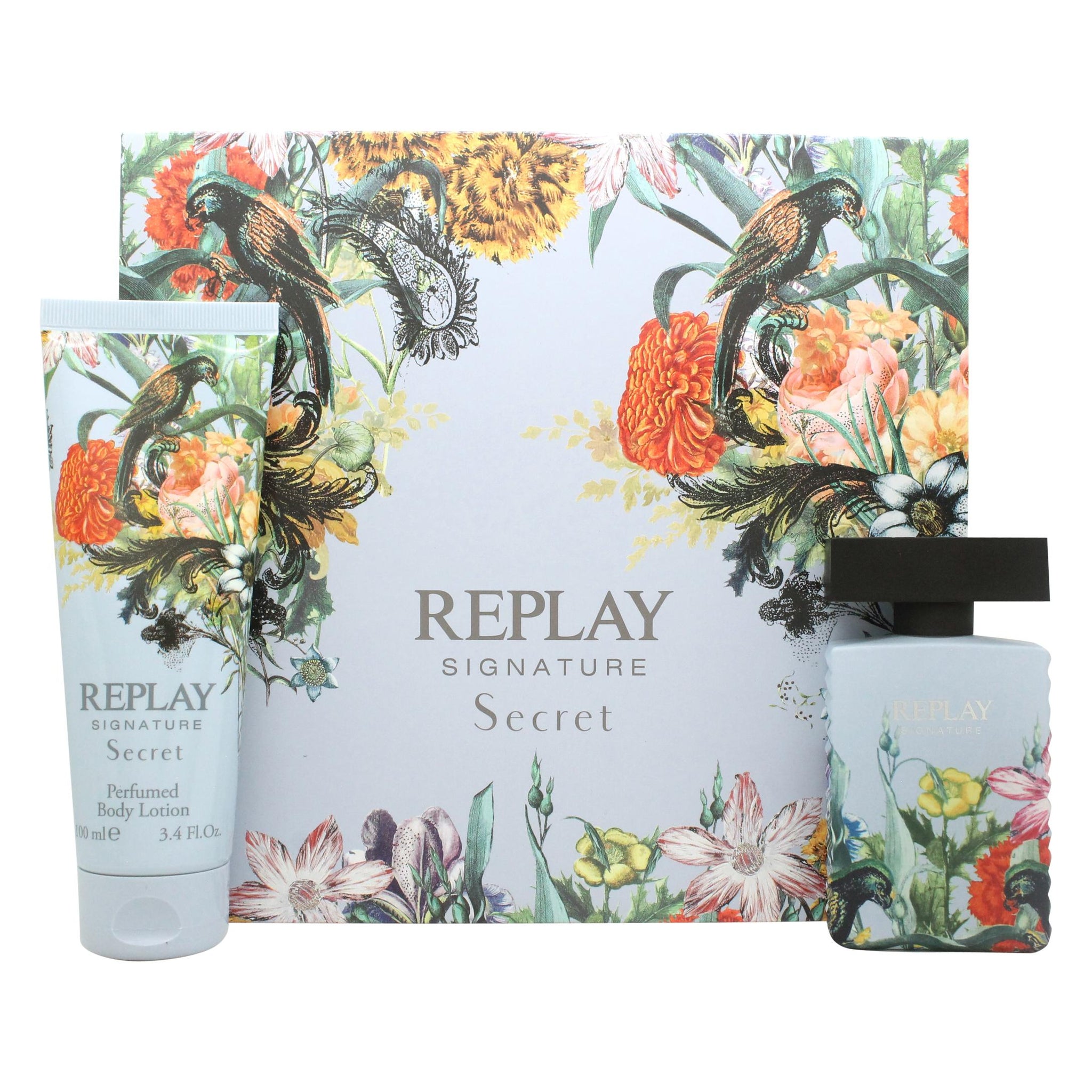 Replay Signature Secret Gift Set 50ml EDT + 100ml Body Lotion