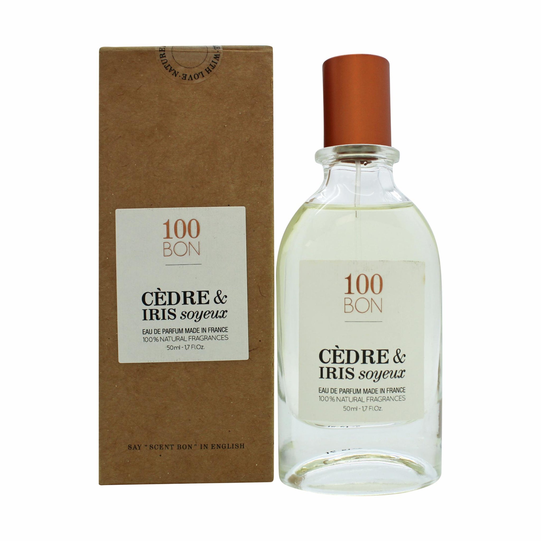 100BON Cèdre & Iris Soyeux Refillable Eau de Parfum 50ml Spray