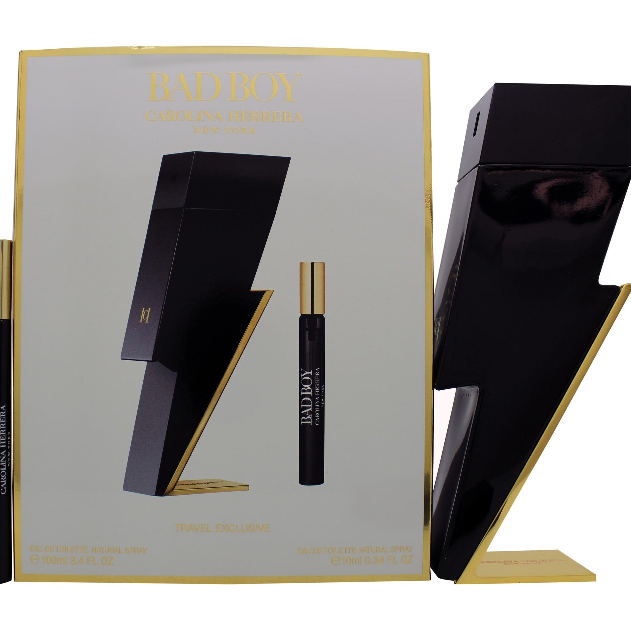 Carolina Herrera Bad Boy Gift Set 100ml EDT + 10ml EDT