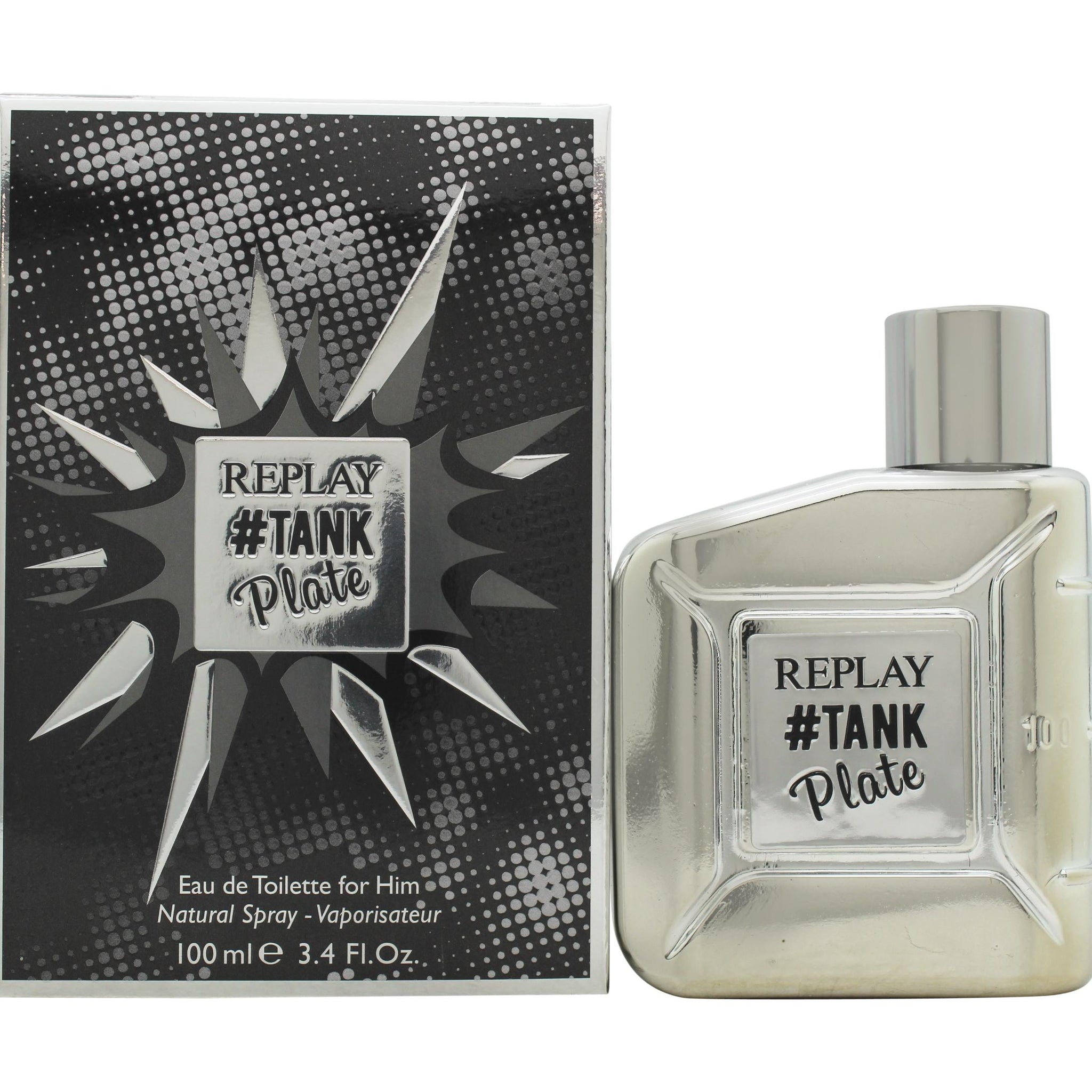 Replay #Tank Plate for Him Eau de Toilette 100ml Spray