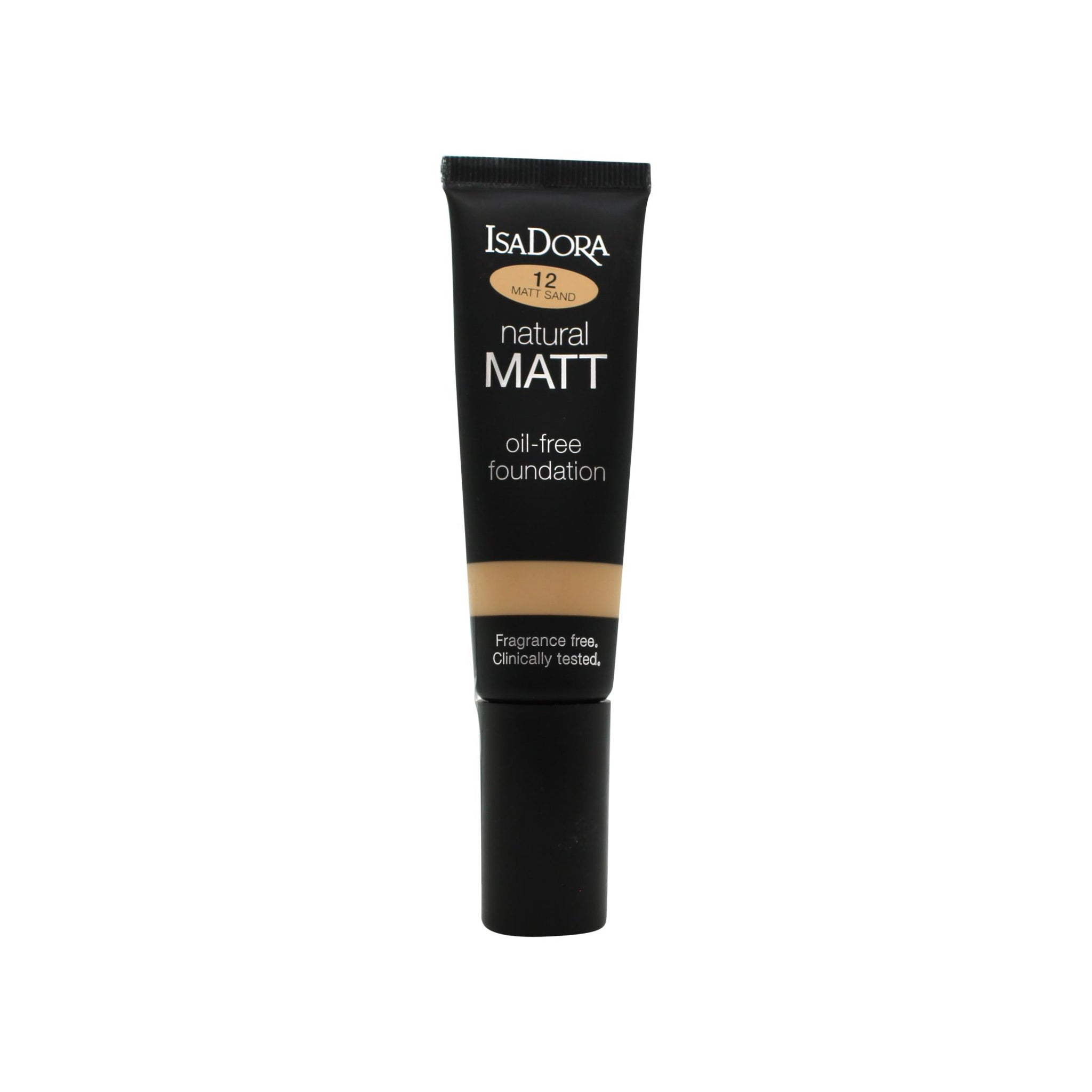 IsaDora Natural Matt Oil-Free Foundation 35ml - 12 Sand