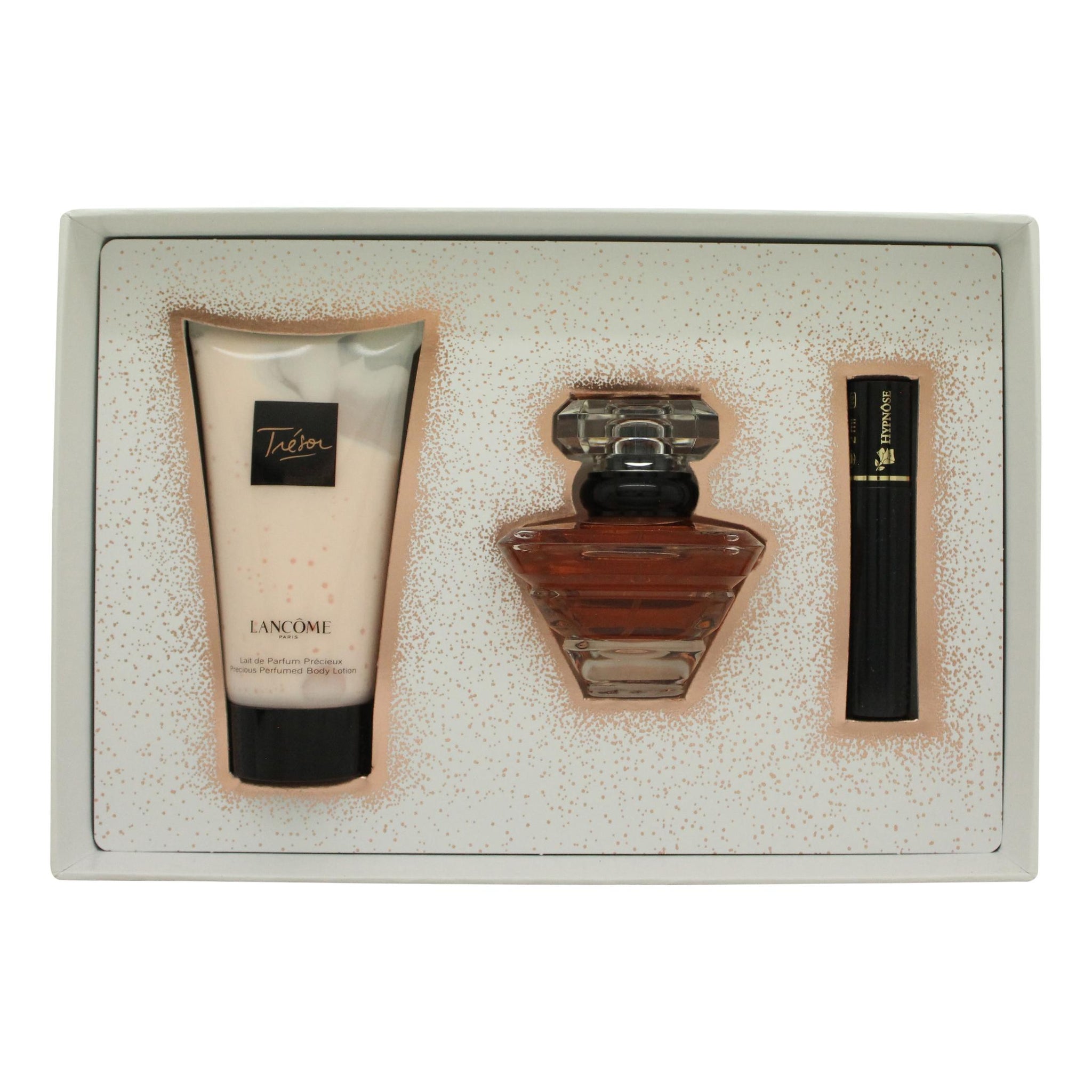 Lancome Tresor Gift Set 30ml EDP + 50ml Body Lotion + 2ml Hypnose Mascara