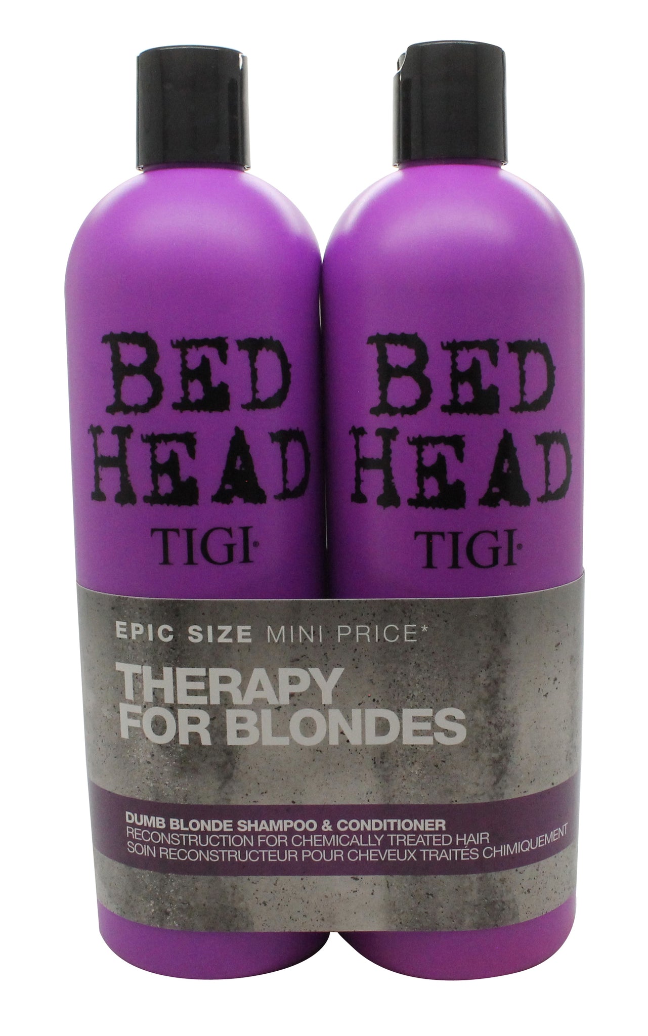 Tigi Duo Pack Bed Head Dumb Blonde 750ml Shampoo + 750ml Conditioner