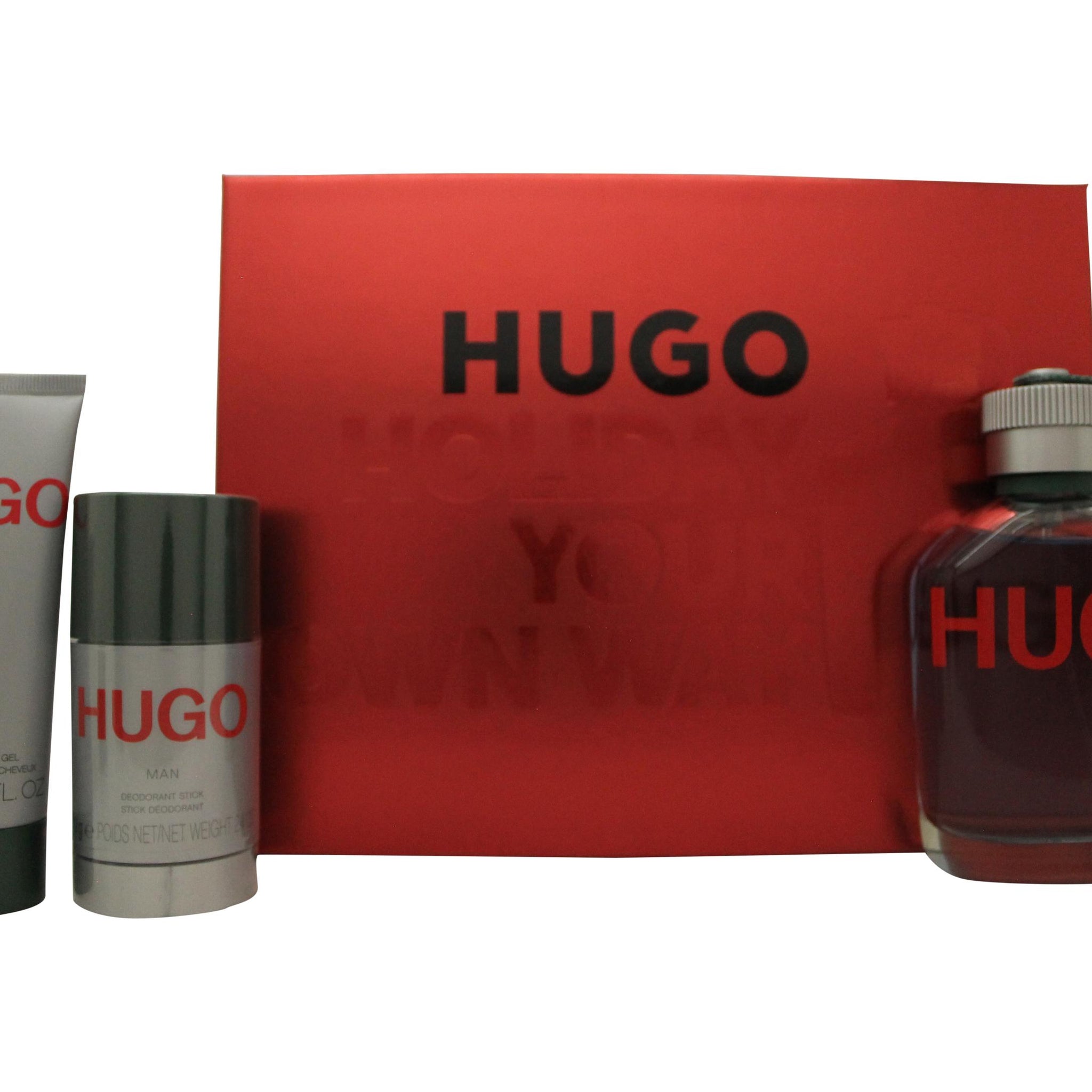 Hugo Boss Hugo Man Gift Set 125ml EDT + 75ml Deodorant Stick + 50ml Shower Gel