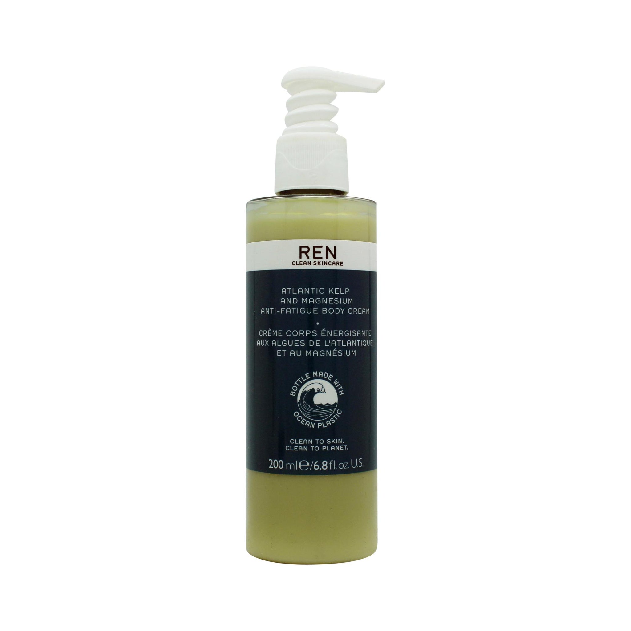 Ren Atlantic Kelp And Magnesium Anti-Fatigue Body Cream 200ml