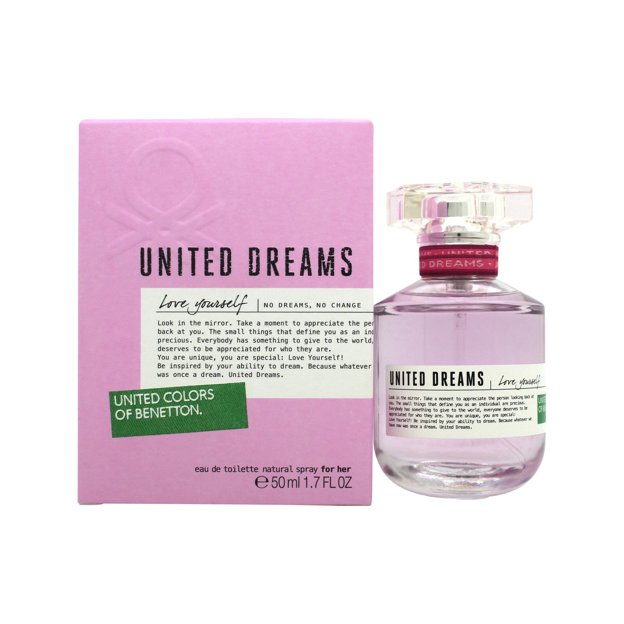 Benetton United Dreams Love Yourself Eau de Toilette 50ml Spray