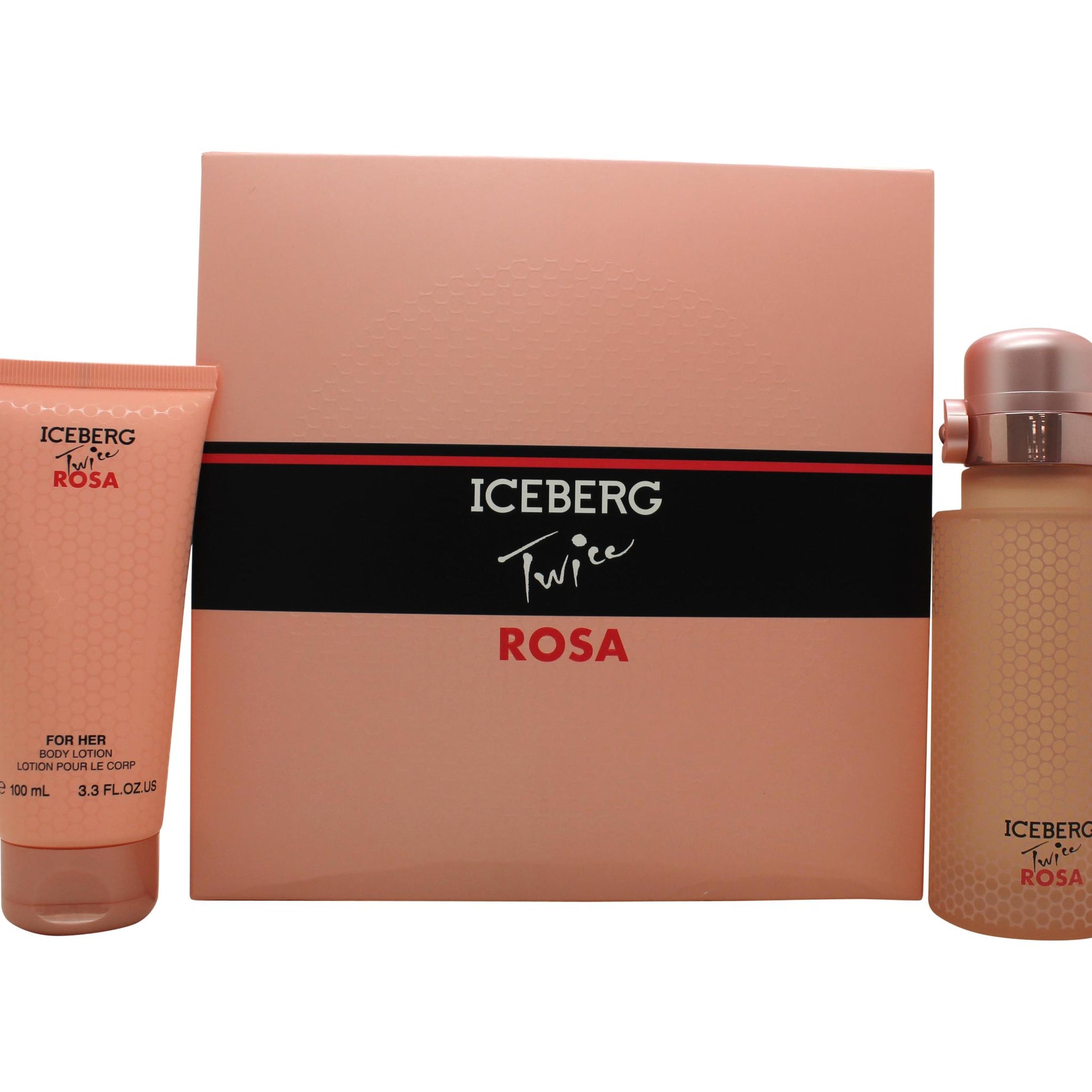 Iceberg Twice Rosa Gift Set 125ml EDT + 100ml Body Lotion