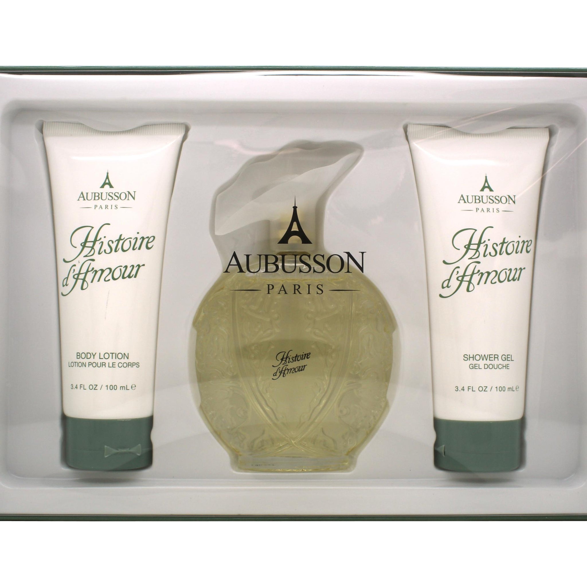 Aubusson Historie d'Amour Gift Set 100ml EDP + 100ml Body Lotion + 100ml Shower Gel