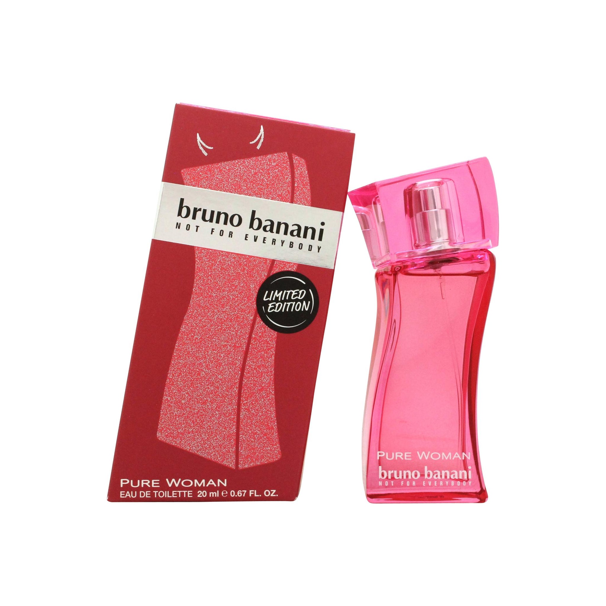 Bruno Banani Pure Woman Eau de Toilette 20ml Spray - Limited Edition