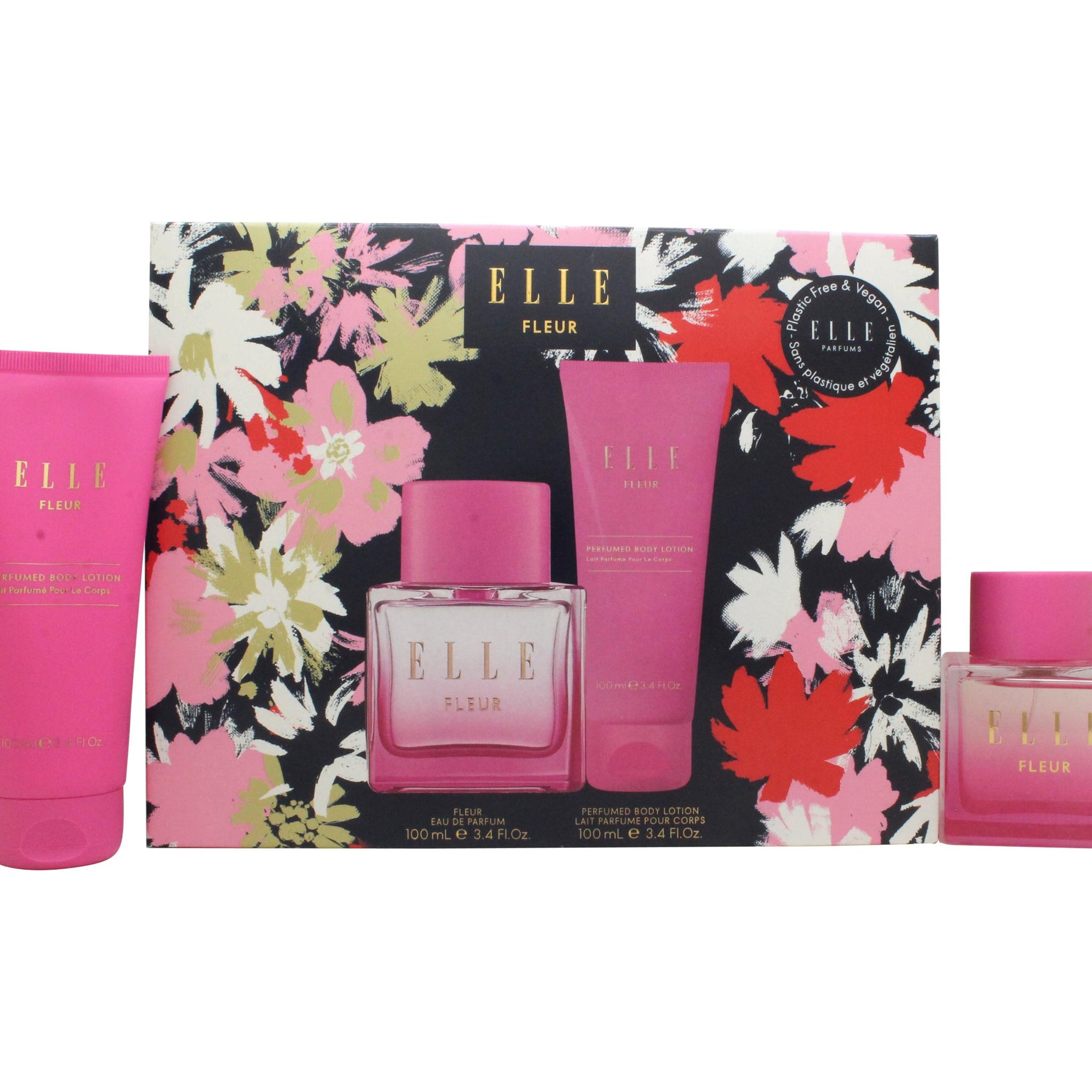 Elle Fleur Gift Set 100ml EDP + 100ml Body Lotion