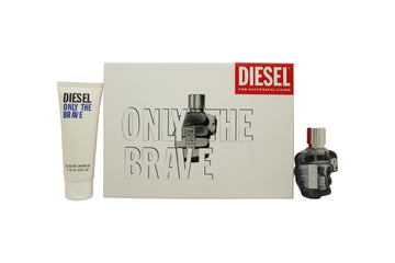 Diesel Only The Brave Gift Set 50ml EDT + 75ml Shower Gel